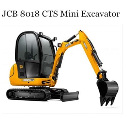 Jcb 8018 CTS Mini Excavator Manuals